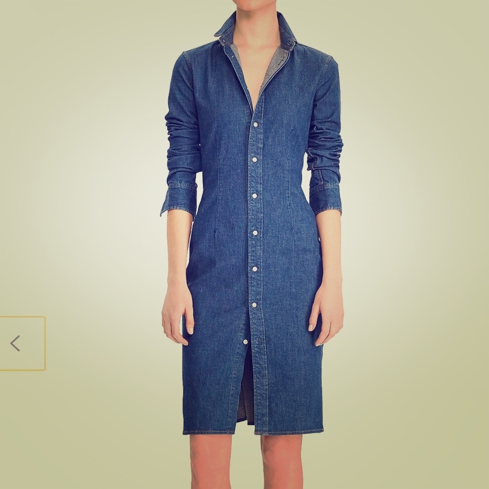 Ralph Lauren Denim Button Dress